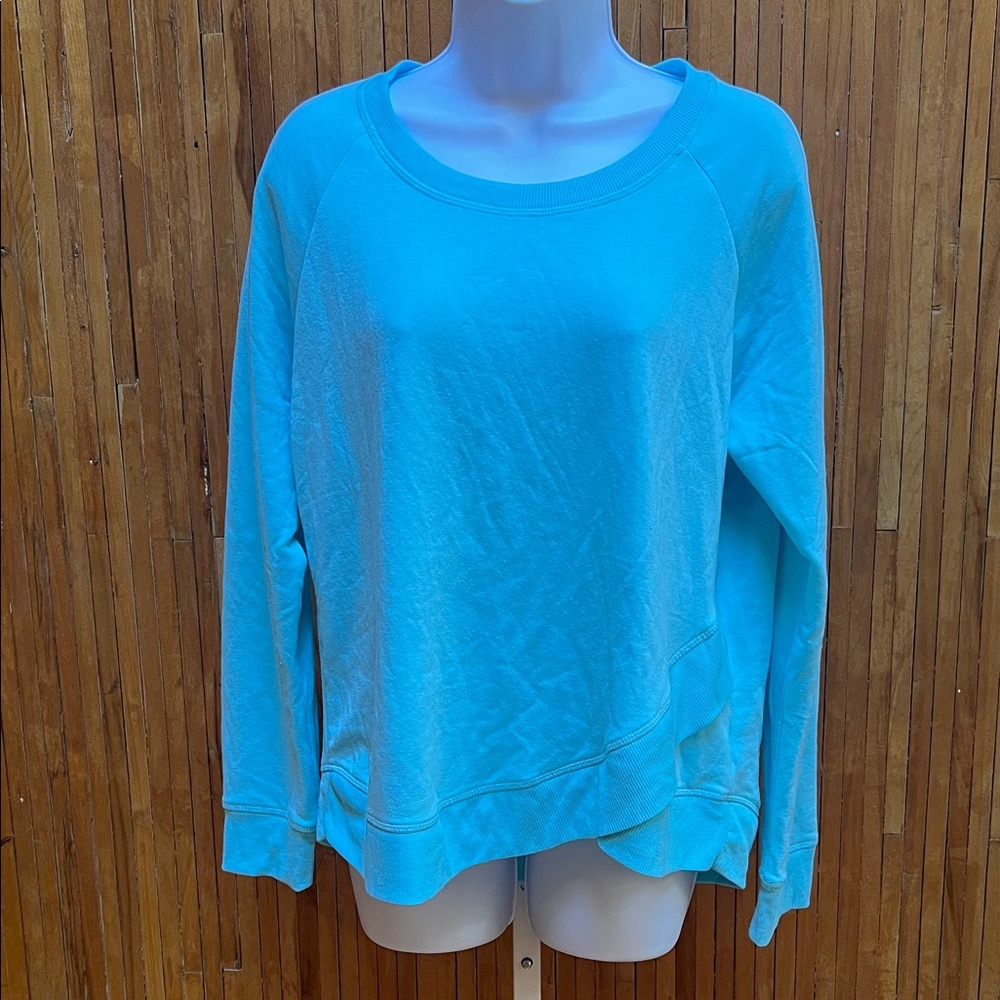 Muk Luks Super Soft and Cozy Vibrant Blue Women's Sweatshirt